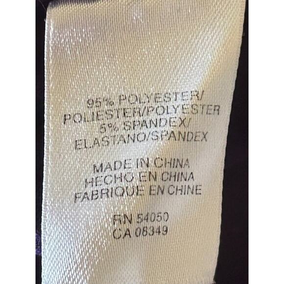 Evan-Picone Purple Halter Midi Dress – Size 4P Petite - Picture 4 of 6